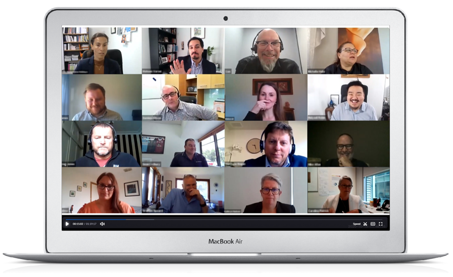 AIB Industry Panel meeting screenshot